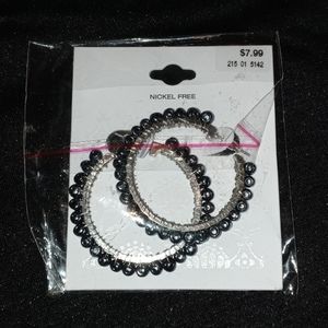 Round Beaded Earrings